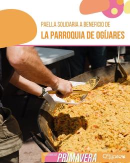 Este domingo tuvo lugar en el Parque de San Sebastián la tradicional Paella Solidaria en beneficio de la Parroquia de Ogíjares, una jornada pensada...