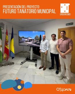 🏗️ La Concejalía de Accesibilidad, Urbanismo y Obras Públicas 🚧 presenta el proyecto del futuro Tanatorio Municipal junto con parte del equipo red...