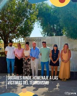 Ogíjares recuerda a las víctimas del terrorismo  
  
Ayer, una representación del equipo de Gobierno depositó flores en la Fuente de la Memoria del...