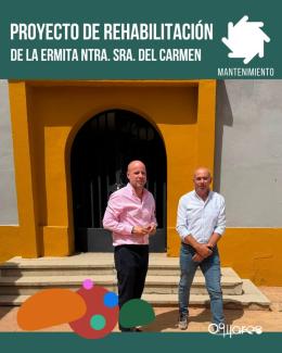 🏗️ Más de seis décadas después de su construcción, la Ermita de Nuestra Señora del Carmen será objeto de una actuación integral de conservación.  
...