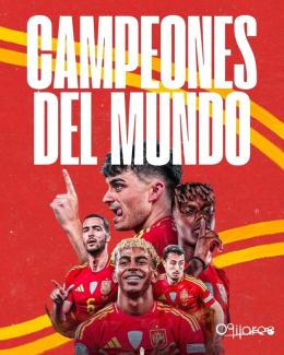 🇪🇸🏆 ¡SOMOS CAMPEONES DEL MUNDO!  
  
No era solo un partido. Era un país entero soñando al unísono.  
  
Ogíjares ha vuelto a vibrar, a emocionars...
