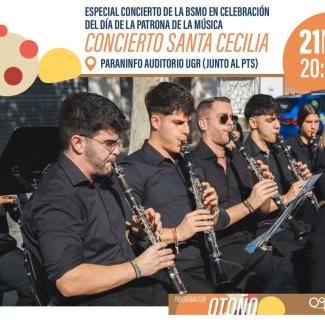 🎶 Viernes 21 de noviembre – Concierto de Santa Cecilia  
  
La BSMO ofrece un concierto muy especial en honor a Santa Cecilia, patrona de la músic...