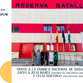 🏭 Visita institucional a la fábrica nacional de BATALLÉ en Ogíjares 🌍  
  
La portavoz del Parlamento Andaluz de Industria, Energía y Minas, Juli...