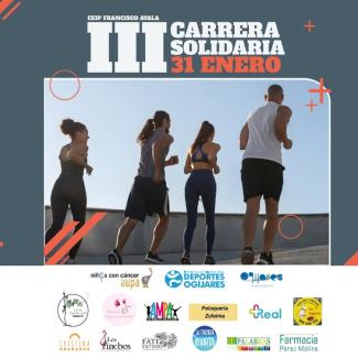 🚨🚨 ¡ATENCIÓN: CAMBIO DE FECHA! 🚨🚨  
  
🏃‍♂️ III Carrera Solidaria - Día de la Paz 🏃‍♀️  
  
El próximo 31 de enero, el CEIP Francisco Ayala o...