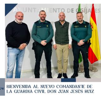 📢 Bienvenida al Nuevo Comandante de la Guardia Civil 🚔👮  
  
Esta mañana, el Alcalde y el Concejal de Seguridad han dado la bienvenida al nuevo ...
