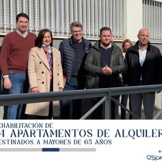 🏗️🏡 Avanzan las obras de rehabilitación de 24 viviendas en Ogíjares  
  
Nuestro alcalde, Estéfano Polo, junto al diputado de Obras Públicas y Viv...