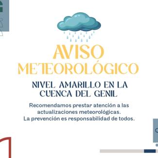 ⚠️🌧 AVISO AMARILLO POR LLUVIAS EN OGÍJARES🌧⚠️  
  
La Agencia Estatal de Meteorología (AEMET) ha activado el aviso amarillo por lluvias en la Cuenc...