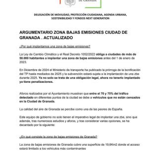 📢 El Ayuntamiento de Ogíjares informa que la Zona de Bajas Emisiones (ZBE) en Granada es una medida obligatoria por ley, no una decisión política ...