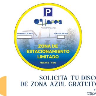 🚗 Vuelve la Zona Azul Gratuita en Ogíjares 🅿️✅  
  
📅 Desde el lunes 24 de marzo se implanta de nuevo el disco de estacionamiento gratuito (máx....
