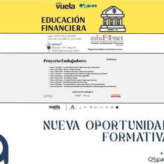 📊💰 Cursos de Educación Financiera en Punto Vuela   
  
Aprende a gestionar mejor tu dinero y toma el control de tus finanzas personales.  
  
📅 ...