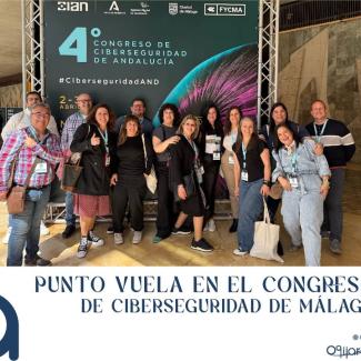🔐 El Punto Vuela de Ogíjares, presente en el Congreso de Ciberseguridad de Málaga 💻🛡️  
  
Una jornada enriquecedora en la que seguimos formándon...