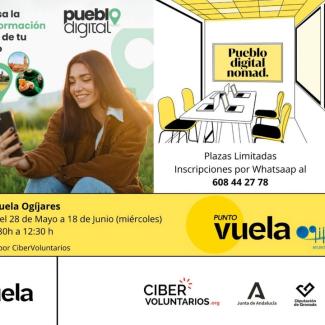💻 Punto Vuela Ogíjares: Impulsa la revolución digital  
  
¿Quieres mejorar tus conocimientos digitales?  
Llega un nuevo programa impartido por C...