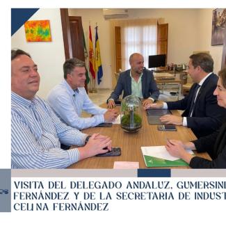 🏛️ Hoy hemos recibido la visita del Delegado de la Junta de Andalucía, Gumersindo Fernández, con motivo del inicio del proceso de adhesión de Ogíja...