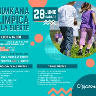 🥇 Ogimkana Olímpica de la Suerte   
  
Prepárate para una mañana llena de juegos, deporte y risas con la Ogimkana Olímpica de la Suerte, una activ...