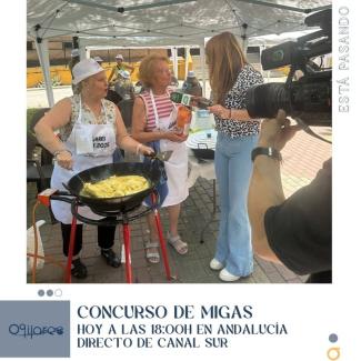 📺 ¡Ogíjares vuelve a la tele!  
  
Hoy Canal Sur nos ha visitado en nuestro tradicional concurso de migas y emite un bonito reportaje sobre esta t...