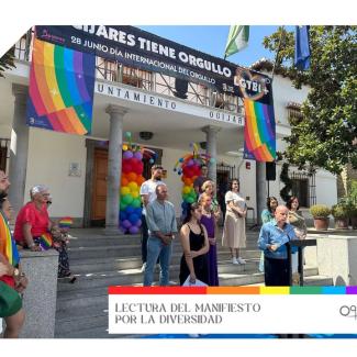🏳️‍🌈 Lectura del Manifiesto por la Diversidad en Ogíjares  
  
Esta mañana ha tenido lugar la lectura del Manifiesto por la Diversidad, un acto si...