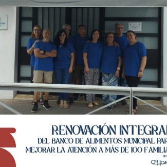 🤝 Renovamos el Banco de Alimentos Municipal  
  
Gracias al esfuerzo conjunto, hemos llevado a cabo una importante mejora en las instalaciones del...