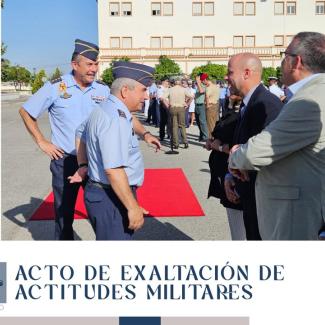 ✈️ Ogíjares acompaña la clausura del curso en la Base Aérea  
  
El alcalde y el concejal de Seguridad han estado presentes en el acto de Exaltació...