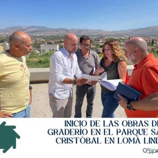 🚧 Dan comienzo las obras del graderío en el Parque San Cristóbal (Loma Linda) 🏗️🌳  
  
Una de las últimas actuaciones para culminar este maravill...