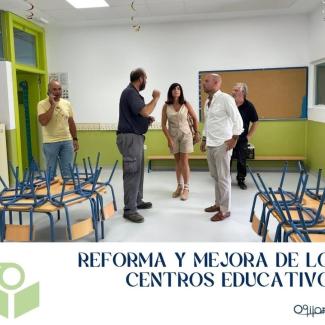 📚🏫 Preparando el inicio del curso escolar  
  
El alcalde junto a la concejalía de Mantenimiento y la concejalía de Educación han visitado los ce...
