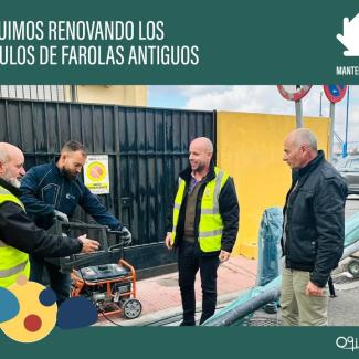 💡 Desde la Concejalía de Mantenimiento seguimos avanzando en la modernización de nuestro alumbrado público en Ogíjares.  
  
Estamos reemplazando ...