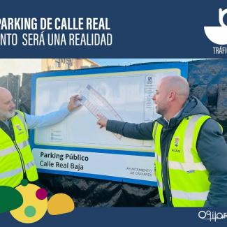 🚧 Avanzan las obras del nuevo aparcamiento de Calle Real Baja 🚗  
  
Hemos visitado el estado de los trabajos del futuro parking situado en pleno...