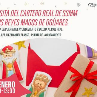 💌👑 El Cartero Real llega a Ogíjares para recoger las cartas de los peques y hacerles llegar su magia a SS.MM. Los Reyes Magos.  
Una mañana llena...
