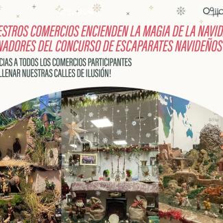 🎄✨ Compartimos los participantes y ganadores del Concurso de Escaparates Navideños, una iniciativa que ha llenado nuestras calles de luz, creativ...