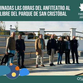 🌿 El Parque San Cristóbal ya es casi una realidad🌿  
  
Las obras del anfiteatro al aire libre del Parque San Cristóbal ya han finalizado y han s...