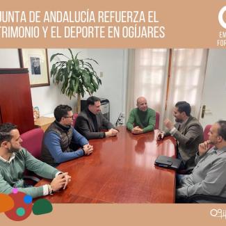 Ogíjares ha recibido la visita del delegado de Turismo, Cultura y Deporte, David Rodríguez, en un día centrado en impulsar actuaciones patrimoniale...