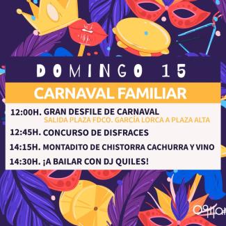 🎊👨‍👩‍👧 Gran Carnaval Familiar de Ogíjares 2026 👨‍👩‍👧🎊  
  
Hoy vivimos el día grande del carnaval con una jornada repleta de actividades pa...