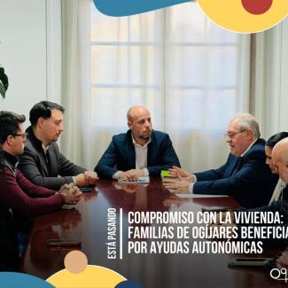 🏘 Más de 1,1 millones de euros en ayudas a la vivienda para Ogíjares  
  
Hoy hemos recibido la visita del Delegado Territorial de Fomento, Articul...