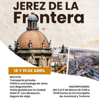 🌟 Viaje cultural a Jerez de la Frontera 🌟  
  
Los próximos 18 y 19 de abril te invitamos a descubrir Jerez, una ciudad llena de historia, tradic...