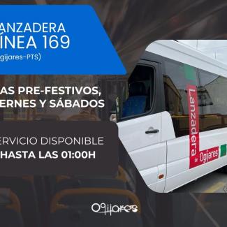 🚐 𝗟𝗮𝗻𝘇𝗮𝗱𝗲𝗿𝗮 𝗱𝗲 𝗢𝗴𝗶́𝗷𝗮𝗿𝗲𝘀 🚍   
  
✅ Aprovecha la Lanzadera de Ogíjares, también llamada línea 169, que conecta a Ogíjares con sus barrios y con l...
