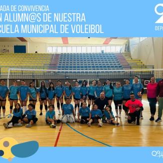 🏐 Jornada de convivencia en el Pabellón Municipal con el alumnado de la Escuela Municipal de Voleibol 🤝  
  
Un encuentro que ha reunido a todas ...