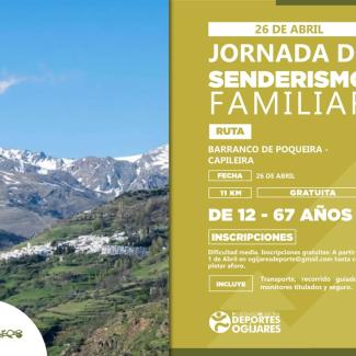 🌿 Jornada de senderismo: Barranco de Poqueira – Capileira  
  
📅 Domingo 26 de abril  
  
El Patronato Municipal de Deportes organiza una ruta de...
