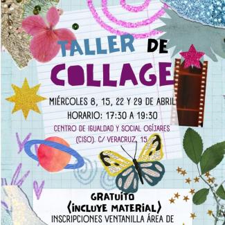 🎨 Taller de collage con perspectiva de género: “Desmontando identidades”  
  
📅 Miércoles 8, 15, 22 y 29 de abril  
🕠 De 17:30 a 19:30 h  
📍 Ce...