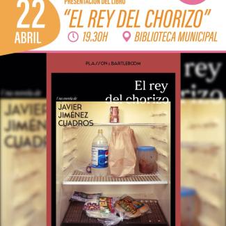 📖 Un viaje literario lleno de emoción  
  
¡¡HOY!!  
Presentación del libro “El rey del chorizo” de Javier Jiménez Cuadros.  
  
📅 22 de abril  
...