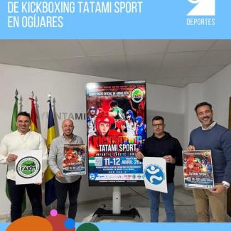 🥊 Campeonato de Andalucía de Kickboxing Tatami Sport  
  
📅 Sábado 11 y domingo 12 de abril  
🕘 A partir de las 09:00 h  
📍 Pabellón Municipal ...