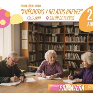 📖 Celebramos el Día del Libro en Ogíjares  
  
¡¡MAÑANA!!  
Presentación del libro “Anécdotas y relatos breves”, elaborado por el alumnado del tal...