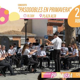 🎺🌸 La música llena la primavera en Ogíjares  
  
Disfruta del concierto “Pasodobles en primavera”, una propuesta musical para todos los públicos....
