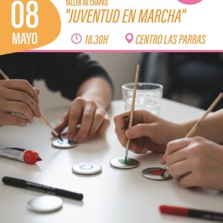 Juventud en Marcha: Taller de Chapas 🧷🎉  
  
Llega una nueva edición de “Juventud en Marcha”, una actividad creativa donde podrás diseñar y crear...