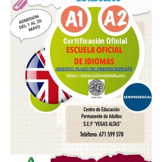 📚 FORMACIÓN PARA ADULTOS EN OGÍJARES – CURSO 2026/2027  
  
¿Quieres mejorar tu nivel de inglés y obtener una certificación oficial? ¡Esta es tu o...