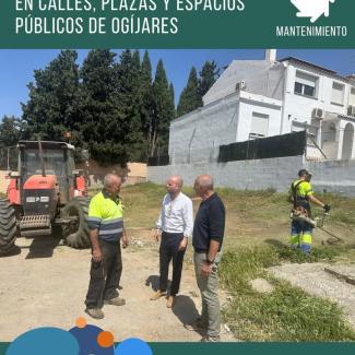 🌿🚧 Seguimos trabajando para mantener Ogíjares en las mejores condiciones  
  
Este año, las lluvias intensas han provocado un crecimiento muy ráp...