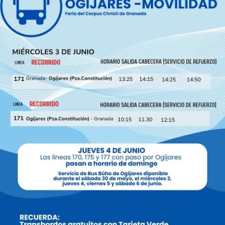 🚌 MOVILIDAD ESPECIAL CORPUS CHRISTI  
  
Con motivo de la festividad del Corpus Christi, el Consorcio de Transporte Metropolitano refuerza el serv...