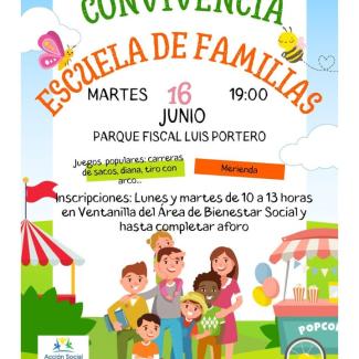 ☀️👨‍👩‍👧‍👦 Última sesión de la Escuela de Familias antes del verano, dedicada al ocio y el tiempo libre en familia. Un encuentro para compartir ...