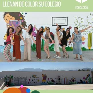 💙 Un mural lleno de color, cariño y compromiso   
  
🎨 Cuando se forma un equipo con tantas ganas, ilusión y creatividad, el resultado no puede s...