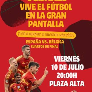 ¡Vive el fútbol con nuestra selección en Ogíjares!  
  
Este viernes 10 de julio, nos reunimos para animar juntos a España en los cuartos de final ...