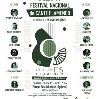 🎶 Mañana, Ogíjares volverá a convertirse en punto de encuentro para los amantes del flamenco.  
  
La XLVII edición del Festival Nacional de Cante...