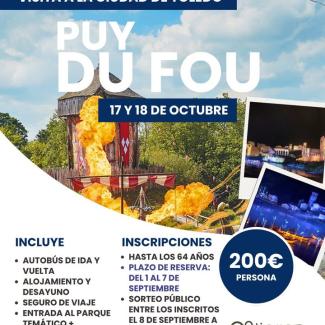 🏰 Ya puedes reservar plaza para disfrutar de un fin de semana en Toledo y vivir la experiencia de Puy du Fou.  
  
📅 Sábado 17 y domingo 18 de oc...